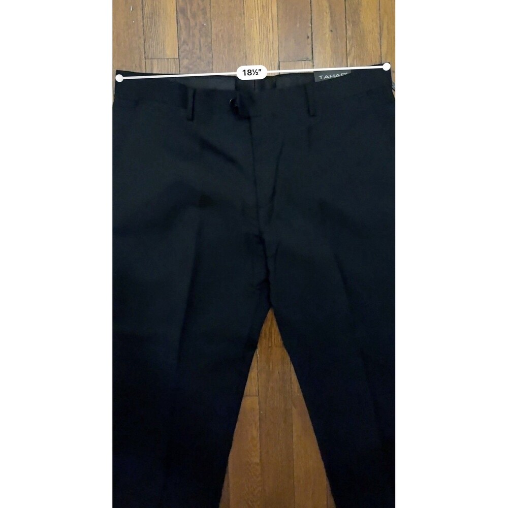 Tahari Men’s Black Flex Slim Fit Pants Size 36/32 NWT